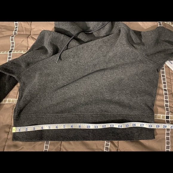 NWT Cropped Micro Fleece Funnel neck sweatshirt - Picture 5 of 7